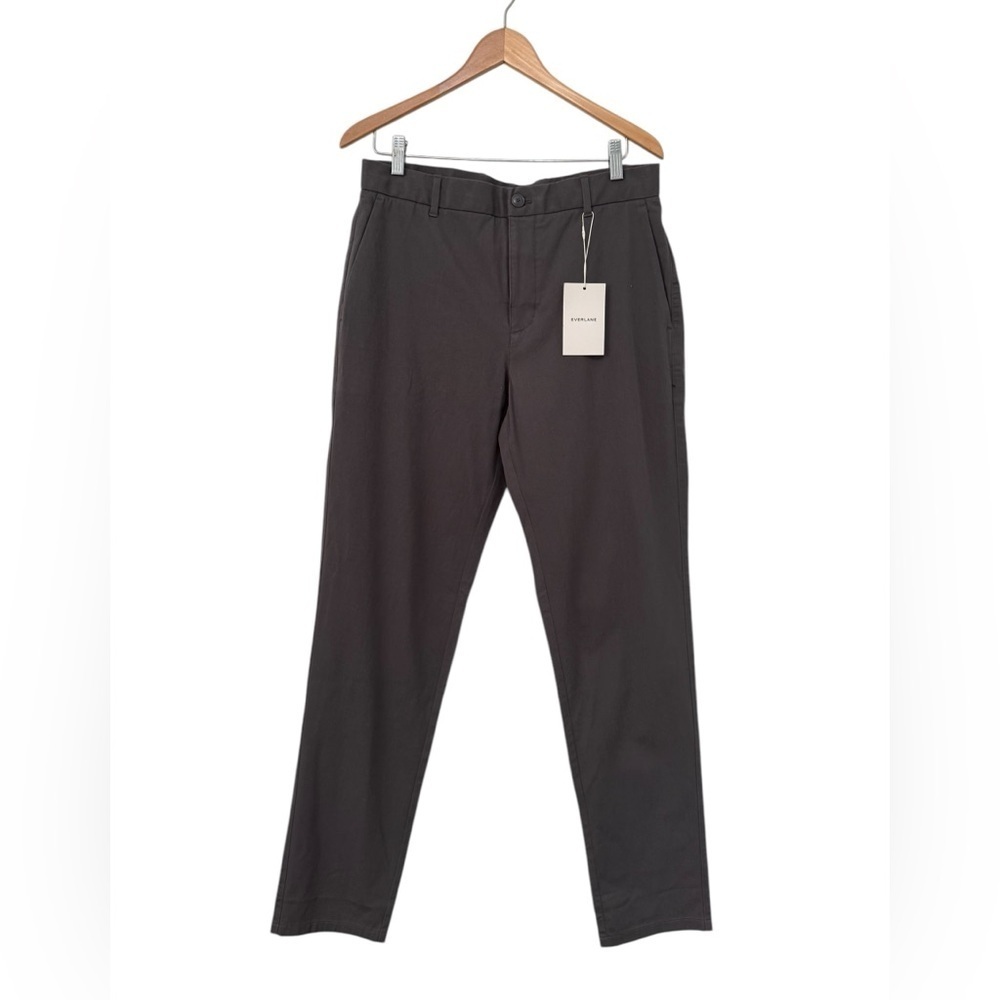 NEW Everlane Uniform Collection The Performance Chino Pants Grey 32x34 straight